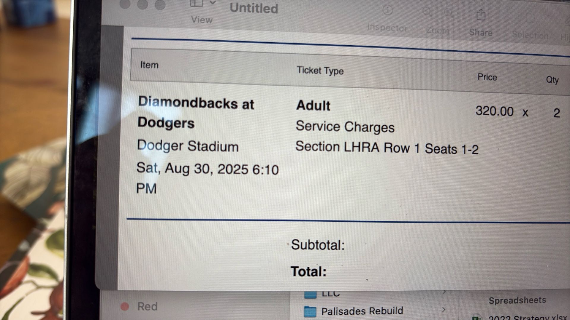 Dodgers Tickets - Home Run Seats With All You Can Eat