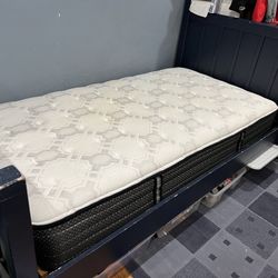 Twin Sized Bed And Mattress 