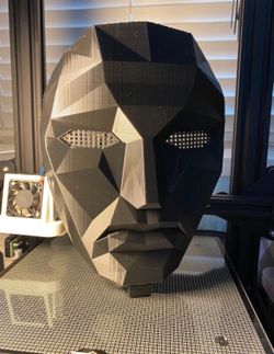Squid Game Front Man Halloween Mask With Wider Face