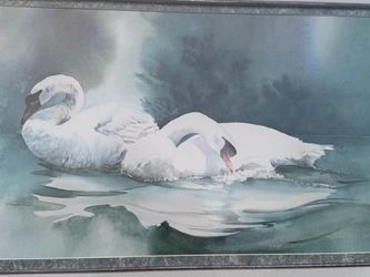 Large Jeanne Bonine’s "Fairytales Do Come True." framed and matted With COA perf
