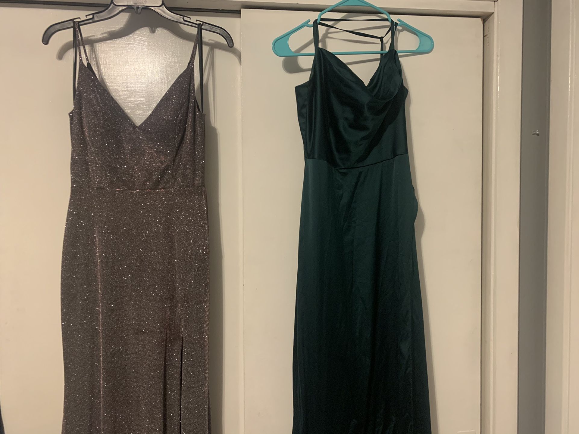 Green party dress