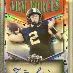  DIEGO PAVIA Vanderbilt QB signed 2025 Leaf Metal RWB ARM FORCES PRISMATIC 2/3 
