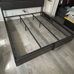 King Size Lifting Bed Frame With Storage Space 