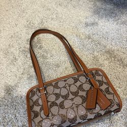 Coach Swing Zip 20 Crystal Bag