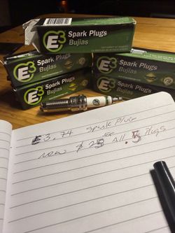 New E3 spark plugs E3.74