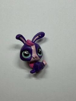 Littlest Pet Shop Purple Pink Bunny