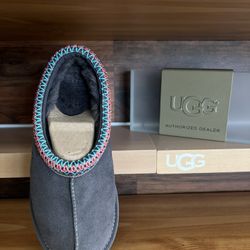 Womens UGG Tasman Slipper DARK GREY&LIGHT GREY