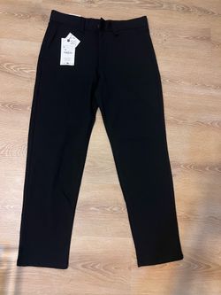 Zara  Black Womens Straight Leg Pants