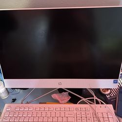 HP desktop white