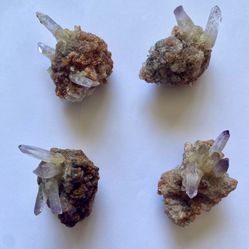 Natural Amethyst Crystal Clusters (Set of 4) – 1.5” to 2.25”