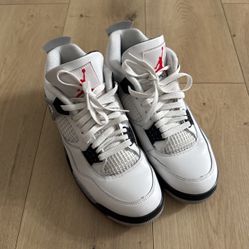 Jordan 4 White Cement Used