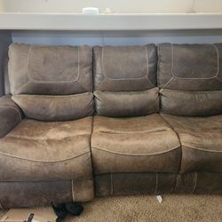 Entertainment  Center And Couch