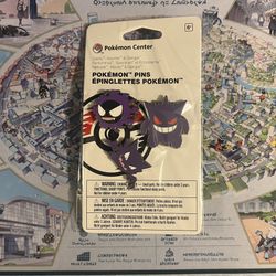 Pokémon Center Exclusive Pins 3pk Gastly Haunter Gengar