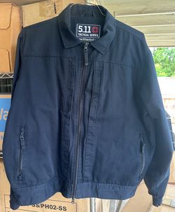 Jacket - Blue - 5.11 - Tactical - Series -  Navy - Zip