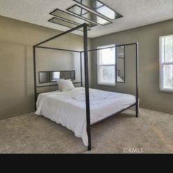 Canopy Bed AND Adjustable Metal Bed Frame