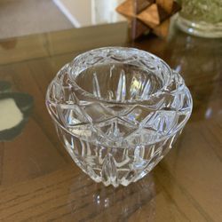 Heavy Crystal Candle Holder 