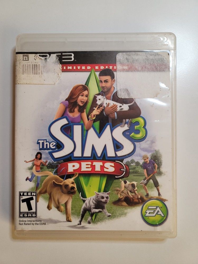 Ps3 Game .. The Sims 3 Pets Limited Edition !!!