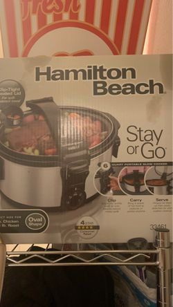 New (never used ) Hamilton beach stay or go slow cooker
