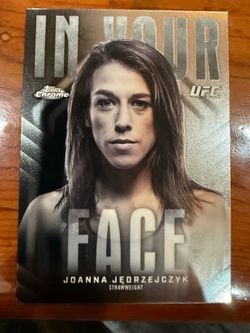 2026 TOPPS CHROME UFC IN YOUR FACE IYF-15 JOANNA JEDRZEJCZYK