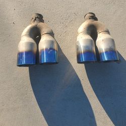 Titanium Exhaust tips 4 inch outlet