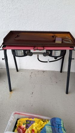 Camp Chef Explorer 2-Burner Stove with Griddle