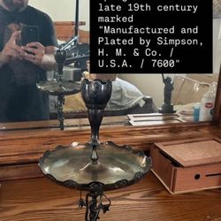 Simpson, Hall, Miller & Co. Silverplated Epergne late 19th century