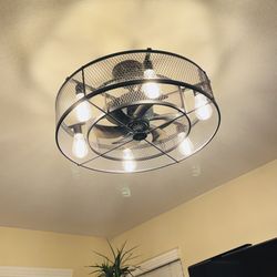 2 Ceiling Lamps & 1 Cellini Fan/lights  