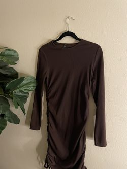 brown dress