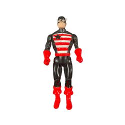 1990 Marvel Toy Biz Captain America Black/Red US Agent Action Figure