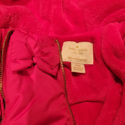 Kate Spade Pink Toddler Snow Bib Snow Suit 9M