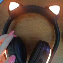 Led Cat Ear Headphones 
