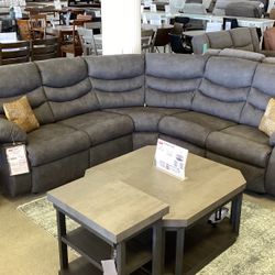 Partymate 2pc Reclining Sectional