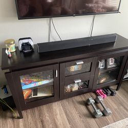 Solid Wood Entertainment Center