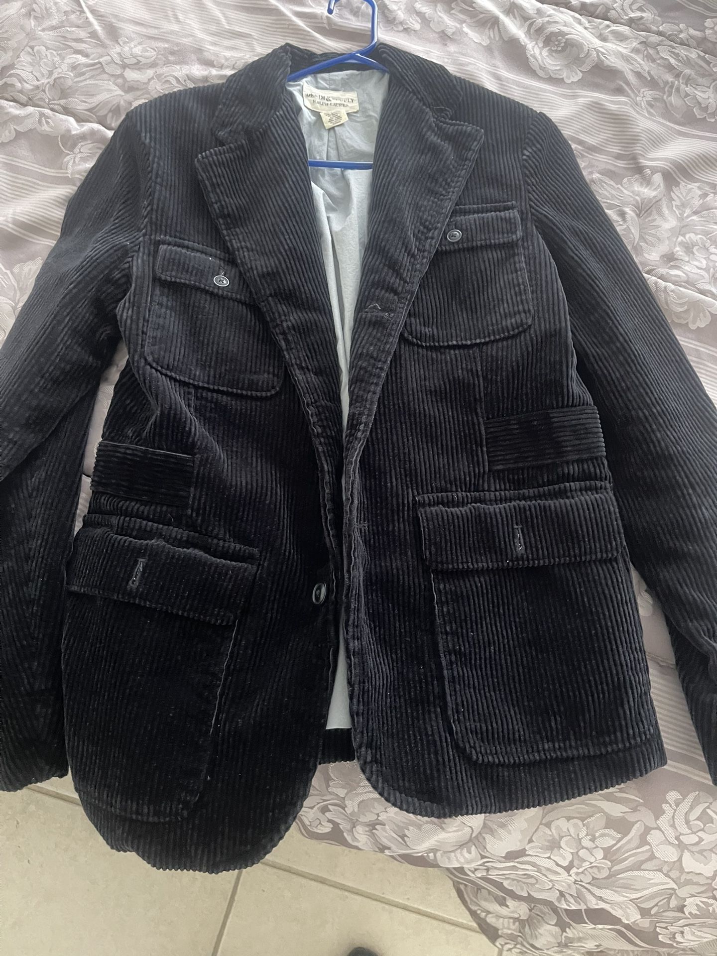 Ralph Lauren Denim And Supply Black Men’s Sport Jacket M 