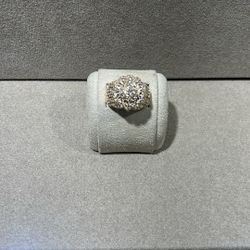 Mens Gold Diamond Ring 