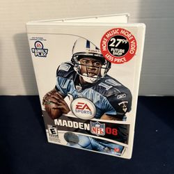 2007 Nintendo Wii Madden NFL 08 Game 