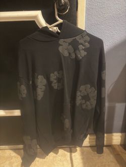 Denims tears monochrome black hoodie