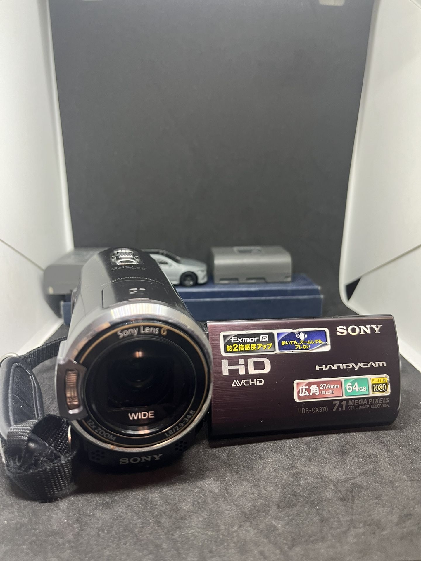 Sony Handycam HDR CX370 Full HD Camcorder W/ GPS & 12xZoom 7.1 MPG