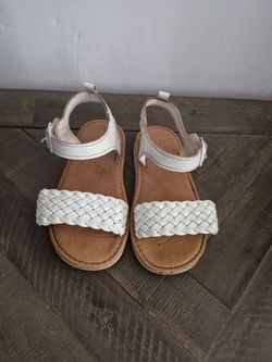 White sandals
