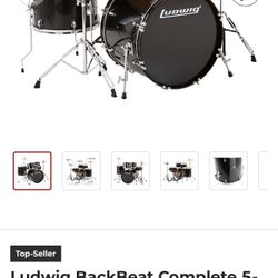 5 piece Ludwig Drumset