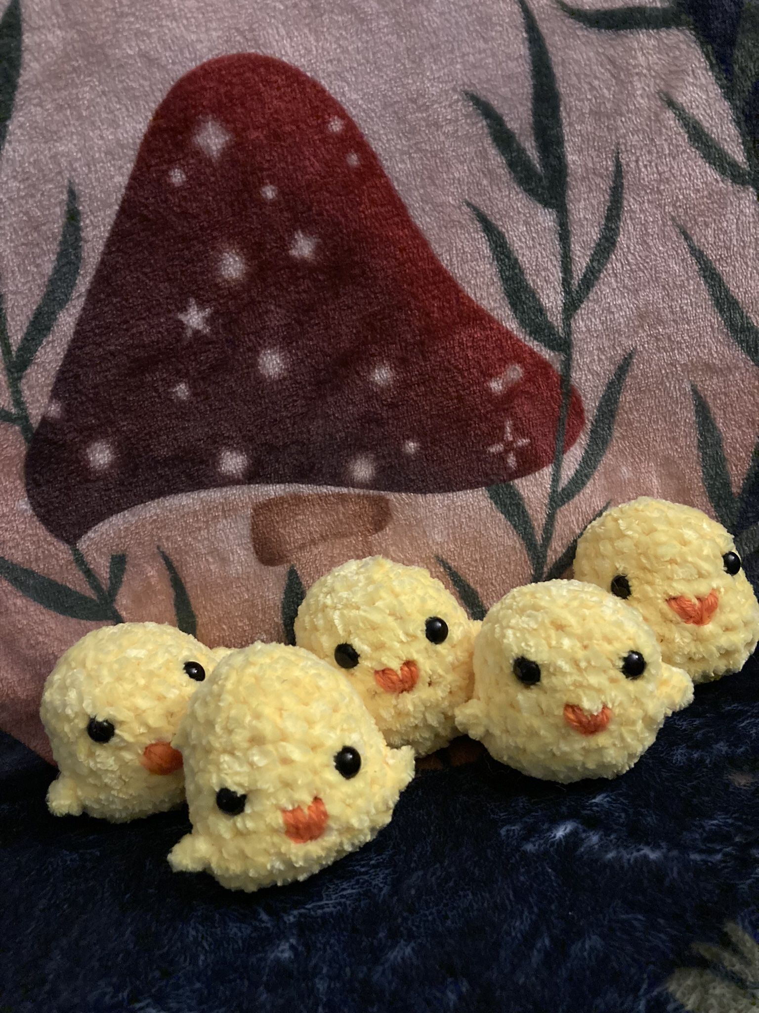 Crochet Mini Baby Chicks Stuffy Amigurumi