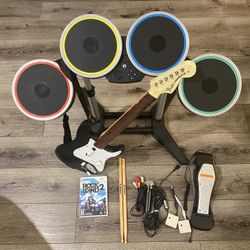 Rock Band Bundle Set For Wii
