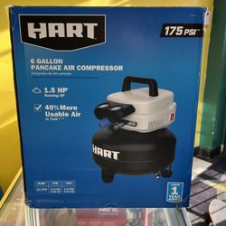 Hart 6 Gallon Pancake Air Compressor (Brand New)