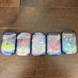 Pokémon TCG Paldean Fates Mini Tin Complete set