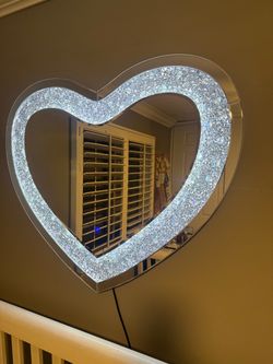 Heart shaped mirror