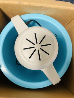 Nostalgia 4-Quart Electric Ice Cream Maker, Blue