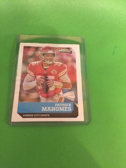 Patrick Mahomes Football Card