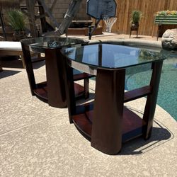 Set of Contemporary End Tables 