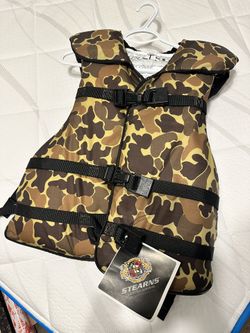 stearns life jacket camo pattern