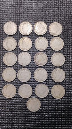 73 Liberty Head Nickel Coins